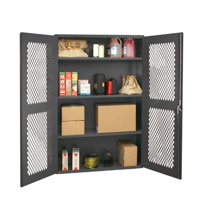 Durham Manufacturing 72" H x 48" W x 24" D Heavy Duty Welded 14 Gauge